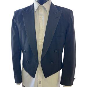 Vintage Lord West Black Tuxedo Cropped Jacket